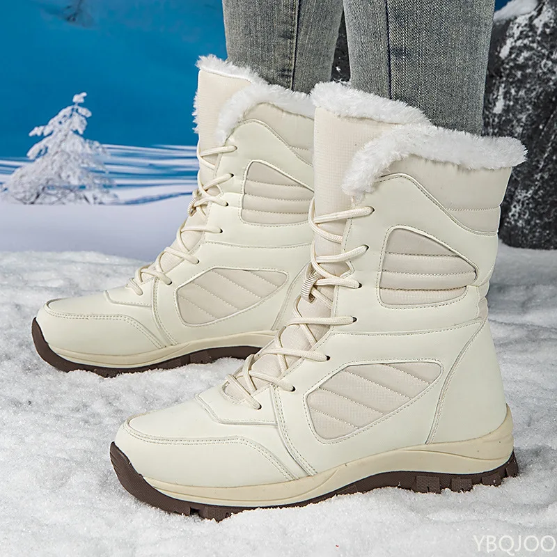 Men'S Shoes Water Resistant - Winter high top thick cold resistant