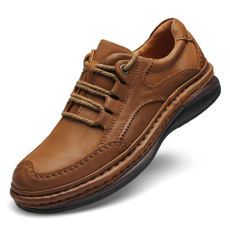 Men Shoes Under 100 - Men Genuine Leather Shoes Business Formal