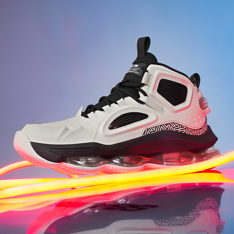 Men'S Shoes For Gym - Men's Basketball Shoes Breathable Cushioning Non-Slip