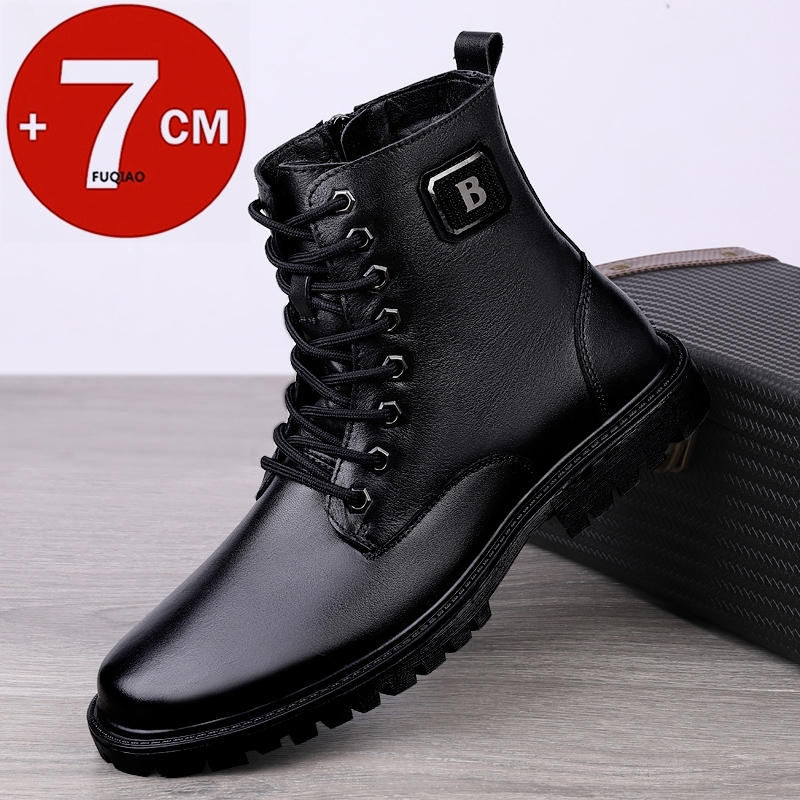 Men's Genuine Leather Elevator - огляд і ціна Men Shoes Boss