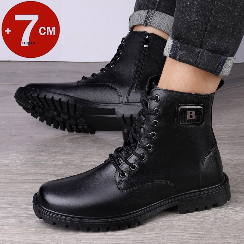 Men's Genuine Leather Elevator - огляд і ціна Men Shoes Boss