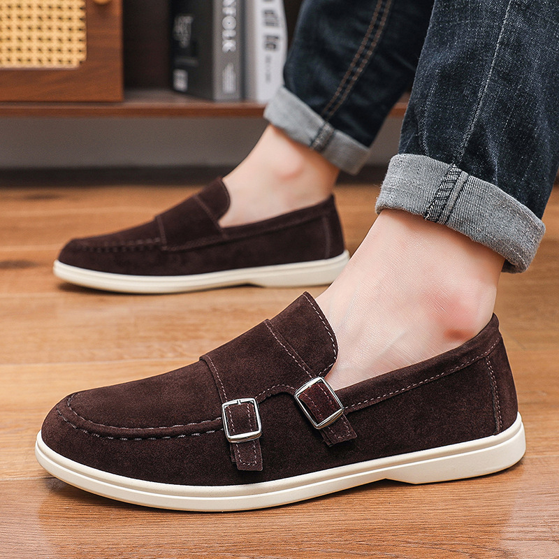 Men's Casual Shoes Suede Loafe - огляд і ціна Men Shoes Boss
