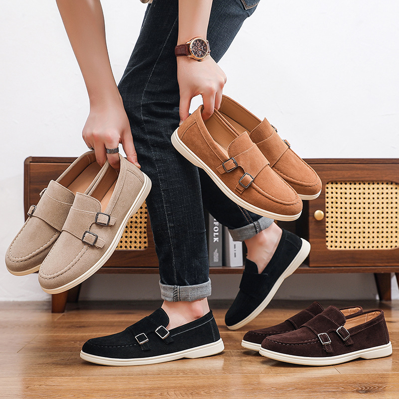Men's Casual Shoes Suede Loafe - огляд і ціна Men Shoes Boss