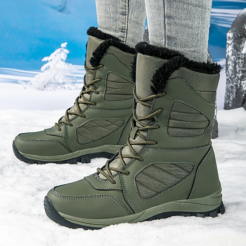 Winter high top thick cold res - огляд і ціна Men'S Shoes Water Resistant