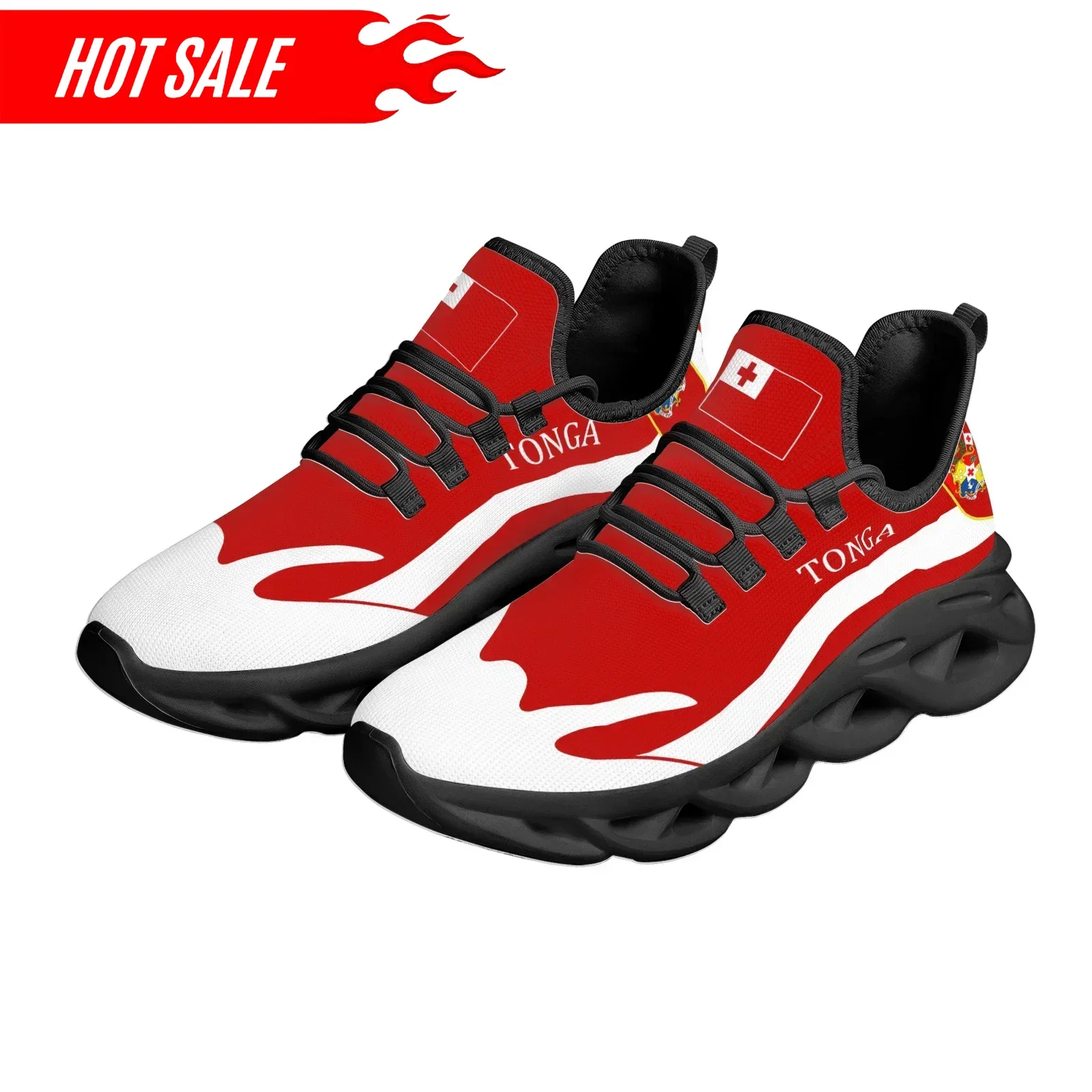 Red Trendy Tonga National Flag - огляд і ціна Men Shoes Red Bottom