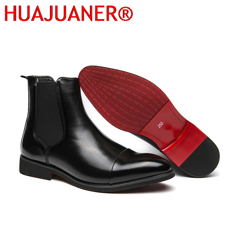 British Style Men's Black Chel - огляд і ціна Men Shoes Red Bottom