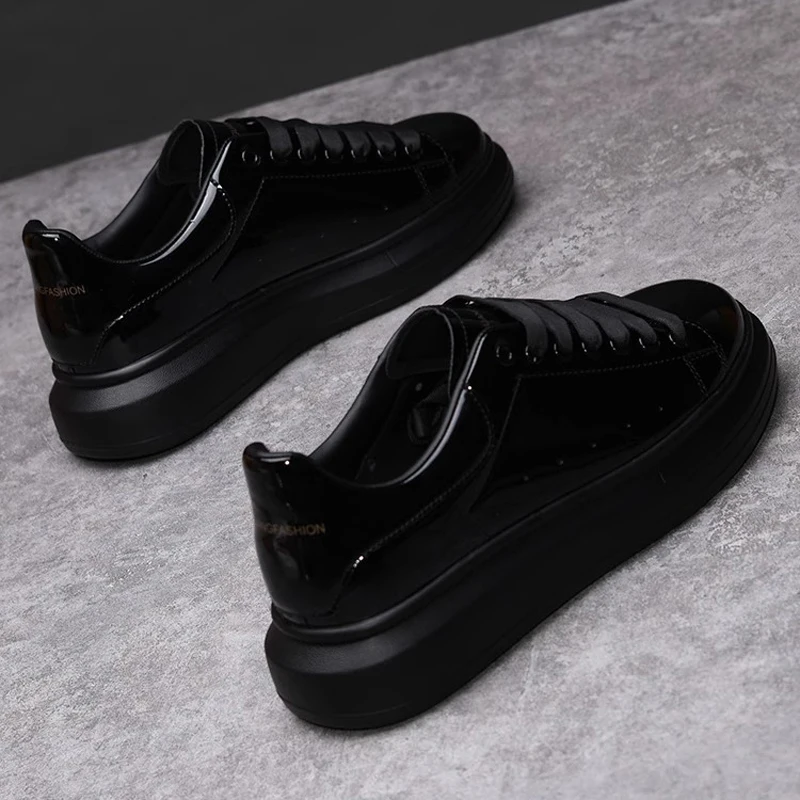 Brand Men's Shoes Black Glossy - огляд і ціна Men Shoes Dior