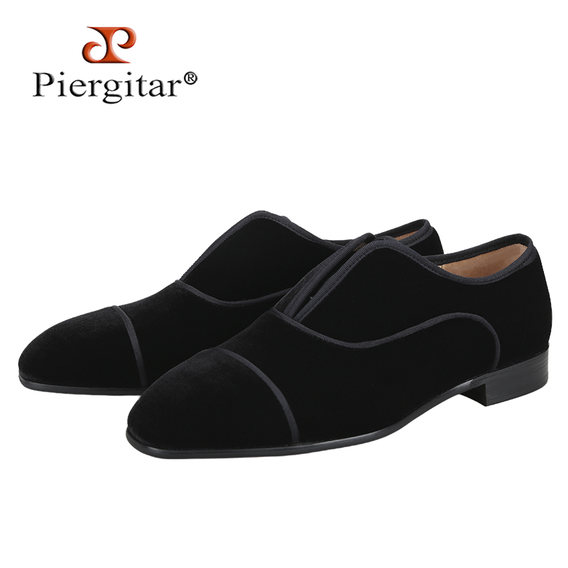 Piergitar Handmade Black Color - огляд і ціна Men Shoes Red Bottom