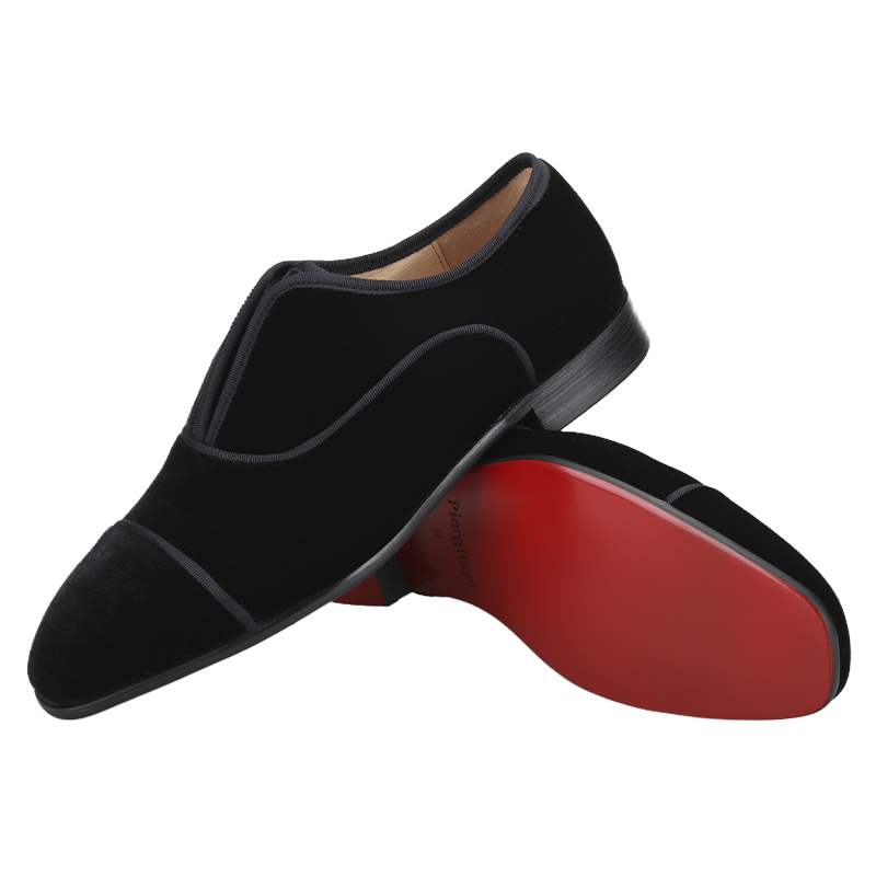 Piergitar Handmade Black Color - огляд і ціна Men Shoes Red Bottom