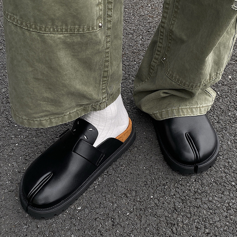 Men Split Toe Slippers Cow Lea - огляд і ціна Men'S Shoes Birkenstock