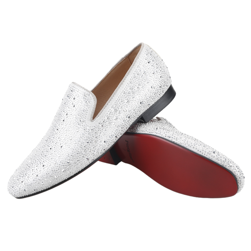 Piergitar Sliver Genuine Leath - огляд і ціна Men Shoes Red Bottom
