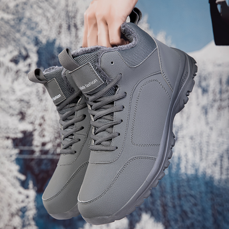 Winter Men's Boots Warm Plush  - огляд і ціна Men Shoes Office