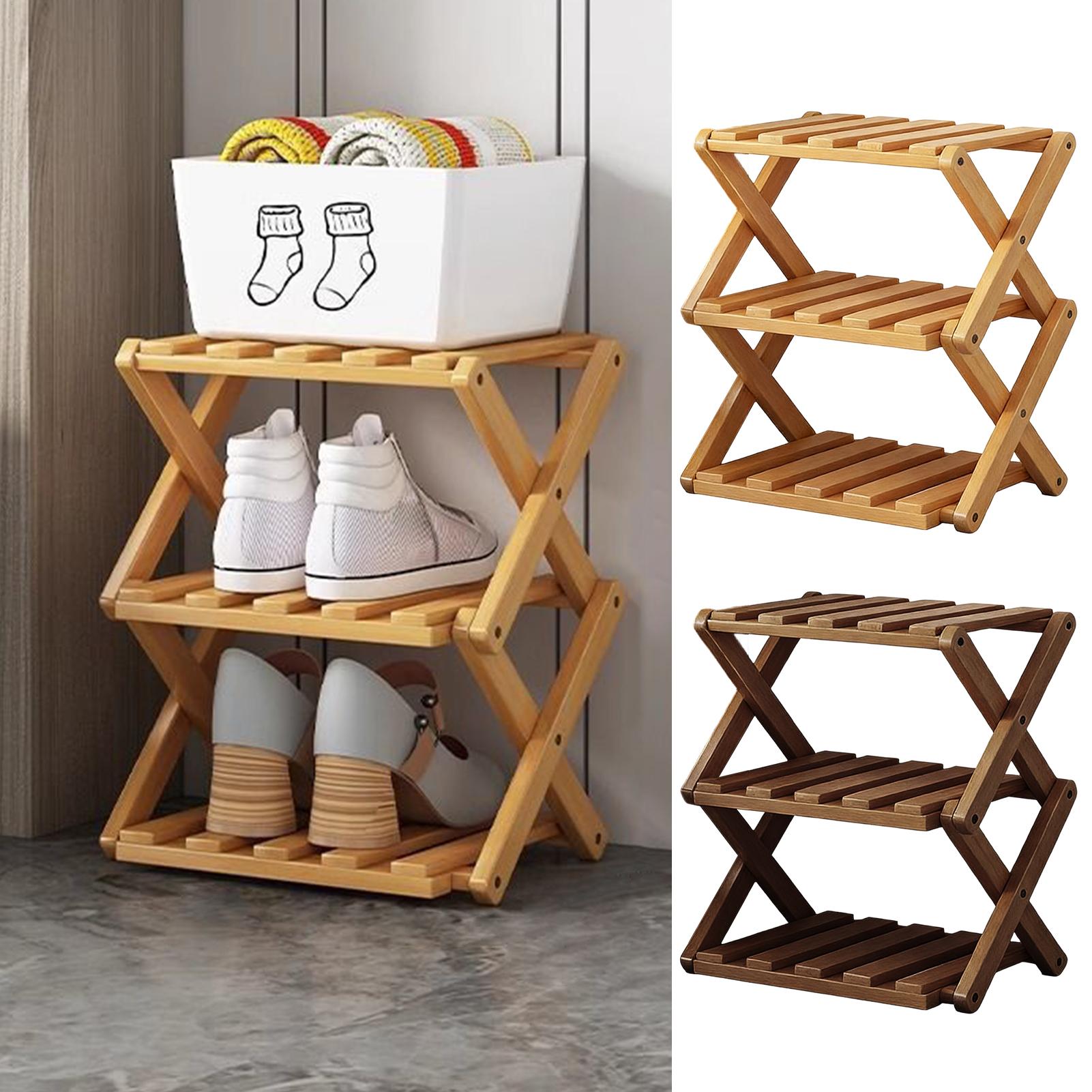 Wooden Shoe Racks 3-Tier Expan - огляд і ціна Men Shoes Rack