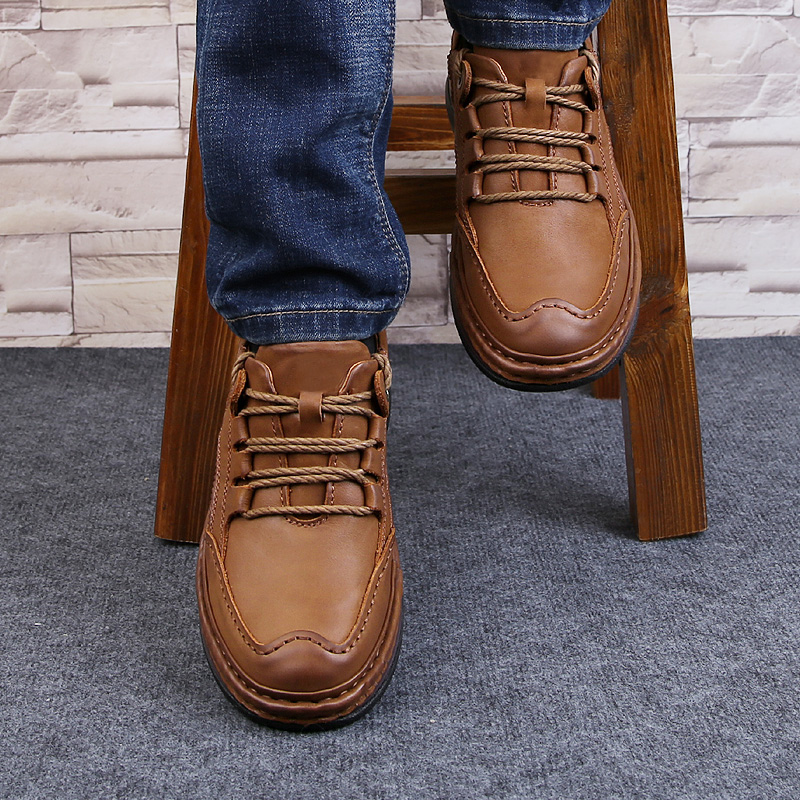 Men Genuine Leather Shoes Busi - огляд і ціна Men Shoes Under 100