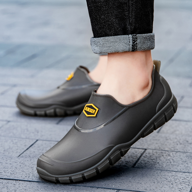 Men Slip‑on Low‑cut Rain Boots - огляд і ціна Men'S Shoes Water Resistant