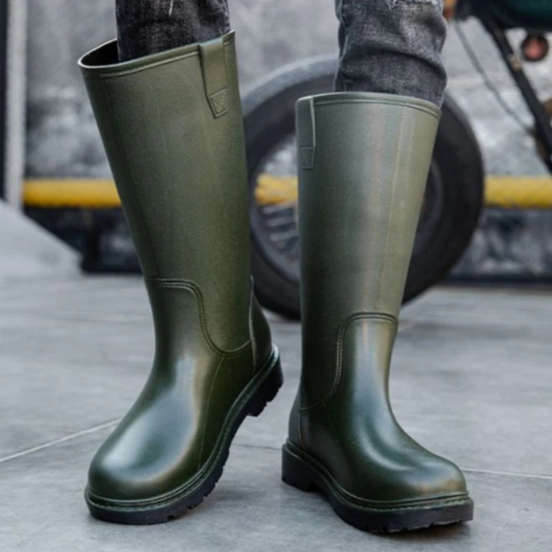 Rain Boots for Men Gum Fishing - огляд і ціна Men'S Shoes Water Resistant