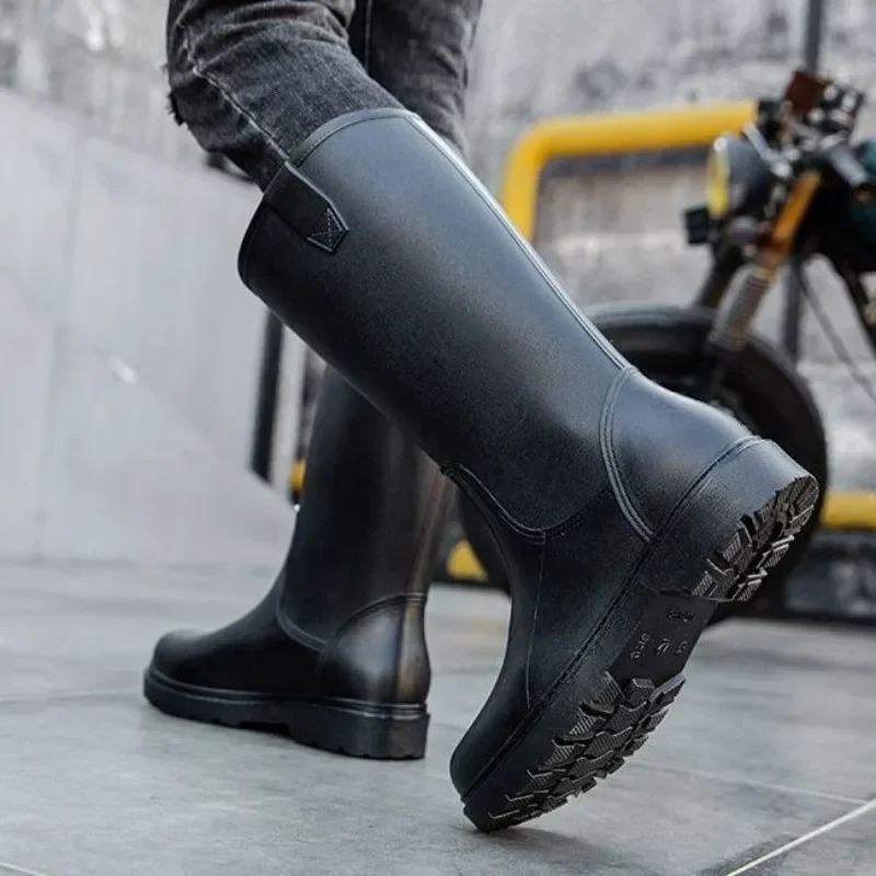 Rain Boots for Men Gum Fishing - огляд і ціна Men'S Shoes Water Resistant