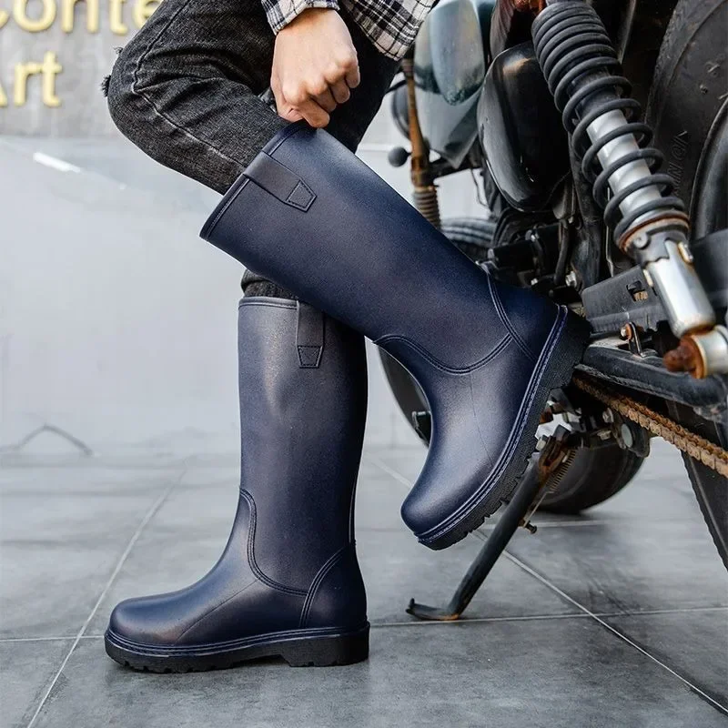 Rain Boots for Men Gum Fishing - огляд і ціна Men'S Shoes Water Resistant