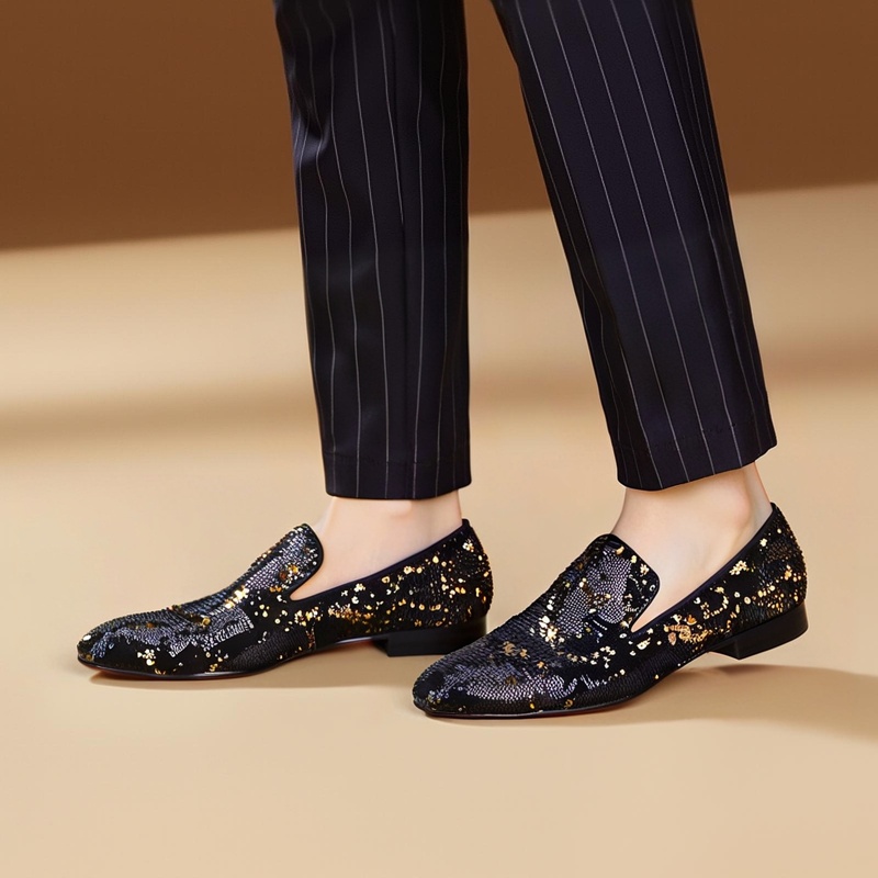Piergitar Luxurious Black & Go - огляд і ціна Men Shoes Red Bottom