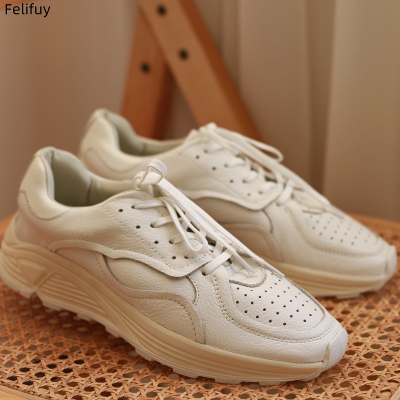 Round-toe Lace-up Casual White - огляд і ціна Men Shoes Boss