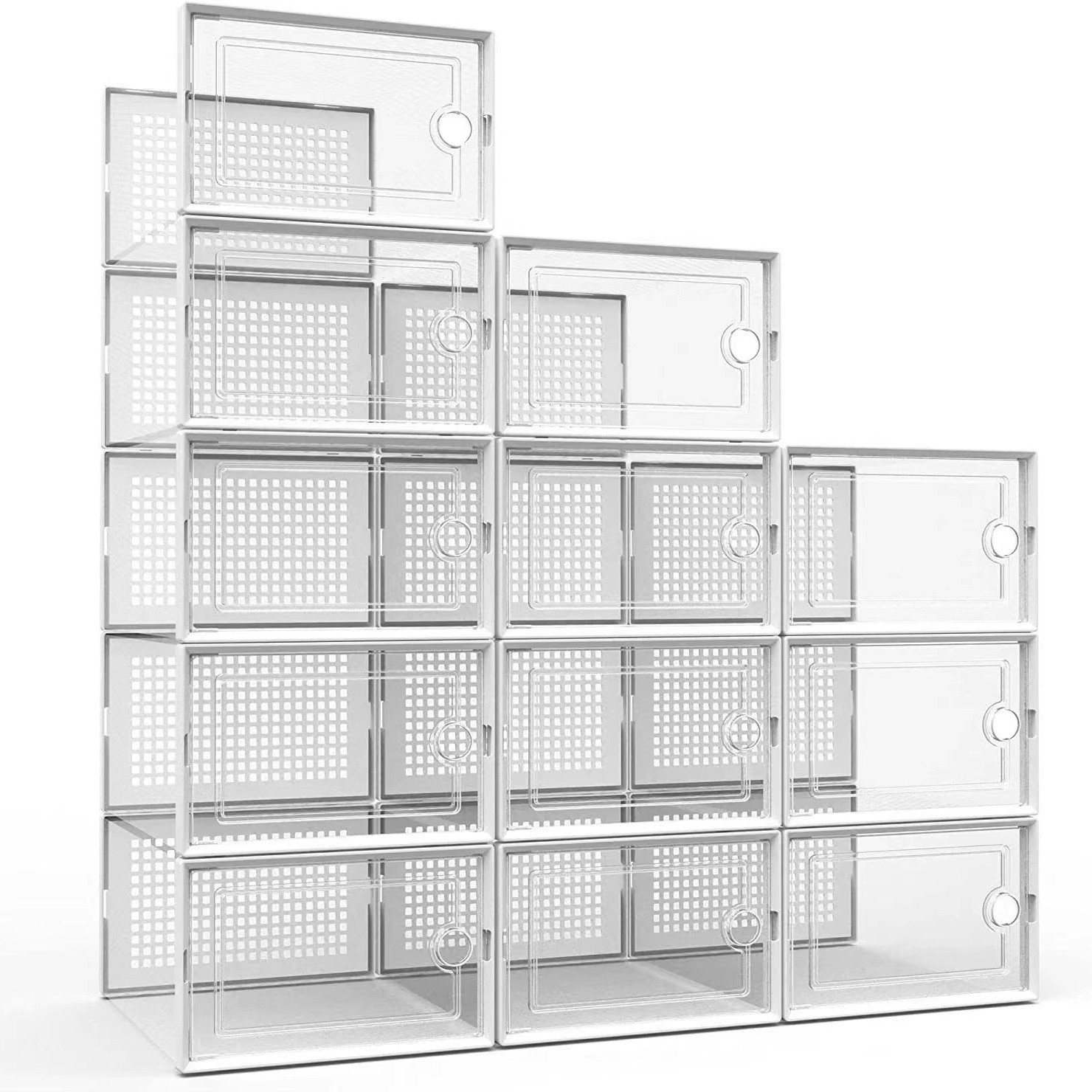Thickened Plastic Transparent  - огляд і ціна Men Shoes Rack