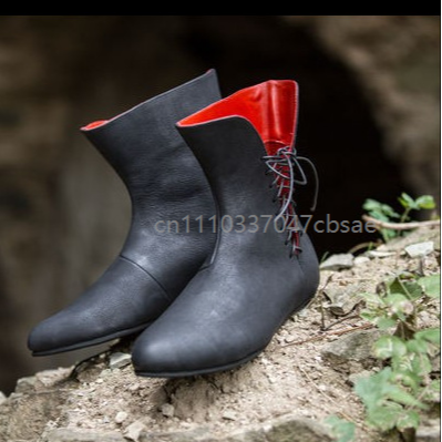 Men Retro Medieval PU Leather  - огляд і ціна Men'S Shoes Louis Vuitton