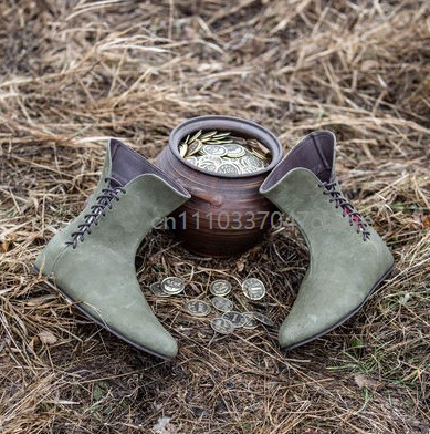 Men Retro Medieval PU Leather  - огляд і ціна Men'S Shoes Louis Vuitton
