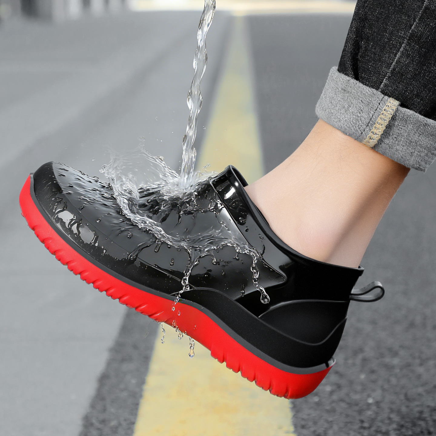 Rain boots Men's Waterproof Sh - огляд і ціна Men'S Shoes Water Resistant