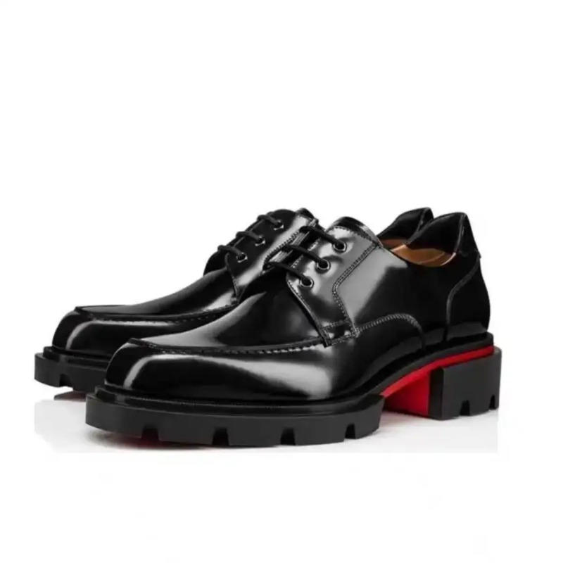 New Luxury Mens Red Sole Derby - огляд і ціна Men Shoes Red Bottom