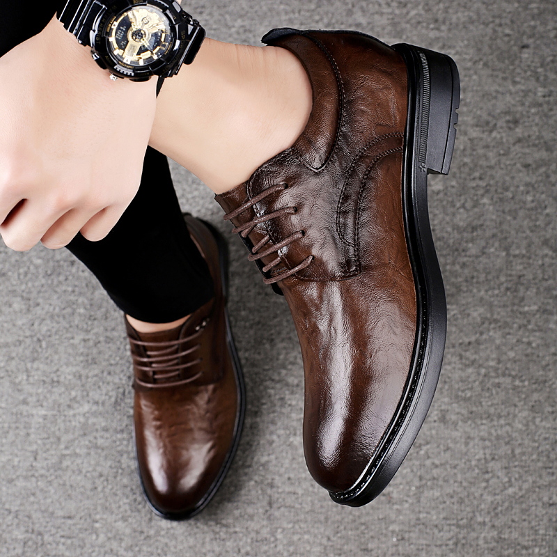 Leather Casual Elevator Shoes  - огляд і ціна Men Shoes Boss