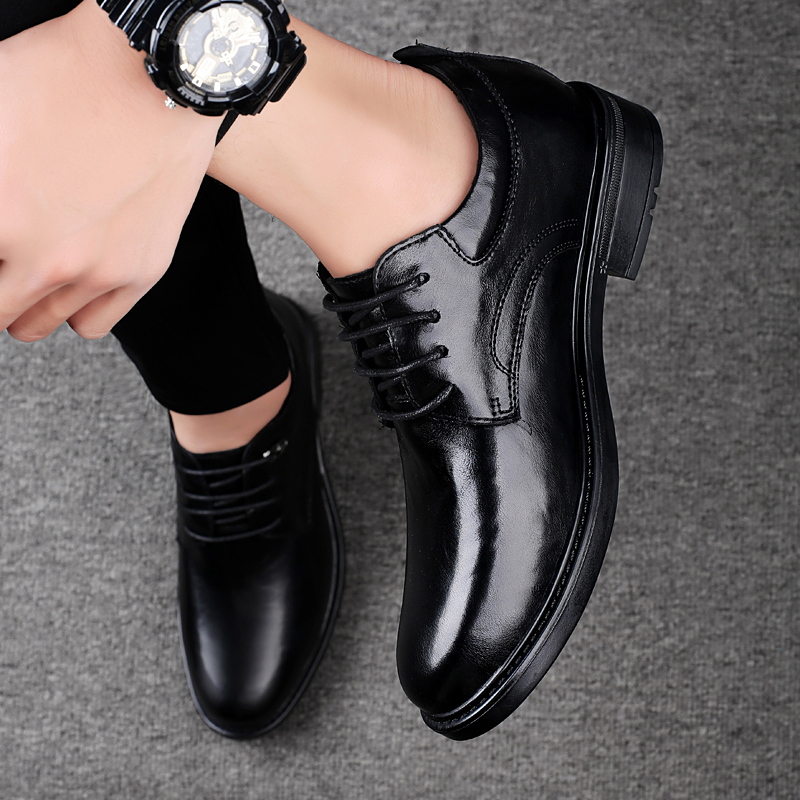 Leather Casual Elevator Shoes  - огляд і ціна Men Shoes Boss
